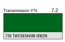 736 TWICKENHAM GREEN 1-INCH CORE LEE FILTERS