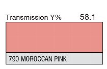 790 MOROCCAN PINK 1-INCH CORE LEE FILTERS