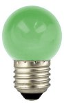 LED Tropfen 230V E27 1W Glas Bulb Green