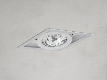 Square Variable Downlight 33W 3000K 230V 37° Q-MAX LED