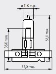 55205 SH5205 12V 50W PY24-1,5 NARVA
