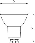 MAS LED spot VLE D 4.9-50W GU10 940 36D