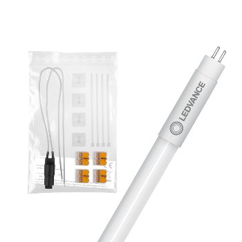 10 x CONVERSION KIT + 10 x LED TUBE T5 AC HO24 P 549 mm 10W 840 for single flame luminaires - LEDVAN