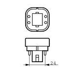 MASTER PL-C 13W/830 G24q-1 4 Pin