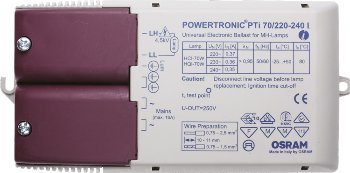 Powertronic INTELLIGENT PTi 70/220-240V I 50/60Hz OSRAM