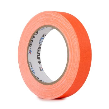 Pro Gaff® Matt Gaffer Tape Fluorescent Orange 24mm x 22,8m
