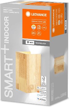 Smart+ Wifi Orbis Wall Wood 12W 230V 3000-6500K DIM 
