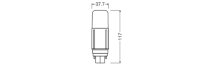 DULUX D LED 7.5W (18W) 830 G24d LEDVANCE